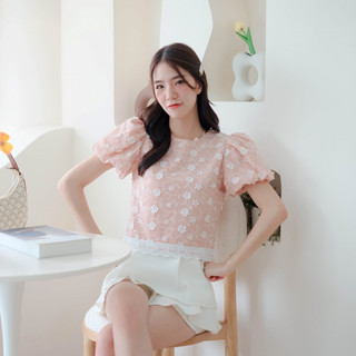 01-278 Lily Sugar Daisy Blouse - 5 ไซส์