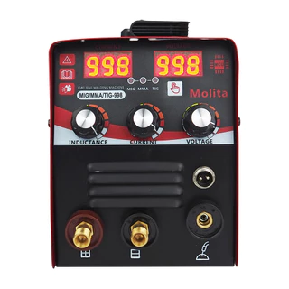 MOLITA ตู้เชื่อม 3 ระบบ MIG/MMA 998A INVENTER MMA/MIG/TIG ตู้เชื่อมมิกซ์ ตู้เชื่อม ไม่ใช้แก๊สCO2 + ลวดฟลักซ์คอร์ สีแดง