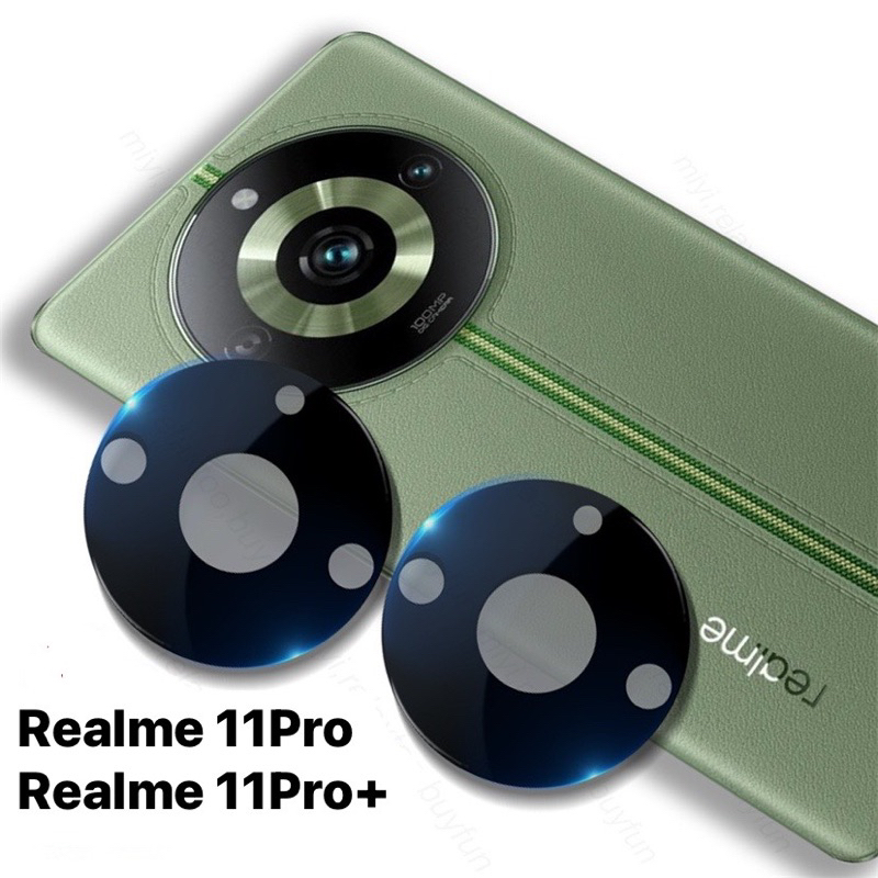 [ส่งจากไทย] ฟิล์มกระจก เลนกล้อง สีดำ/ ใส ป้องกันเลนส์กล้อง สําหรับ Realme 11 Pro Plus 5G/ Realme 11Pro 5G ฟิล์มกระจก