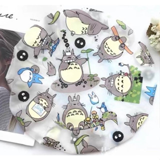 TOTORO W  หมวก หมวกอาบน้ำ อย่างดี FREE SIZE ลาย TTR งานสวย น่ารัก น่าใช้งาน ทนทาน ผลิตจากวัดุอย่างดี ยางพารา   MANOPNEST