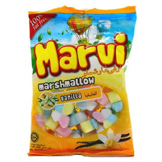 10 Packs Marvi Butterfly Shaped Vanilla Marshmallow (80g)