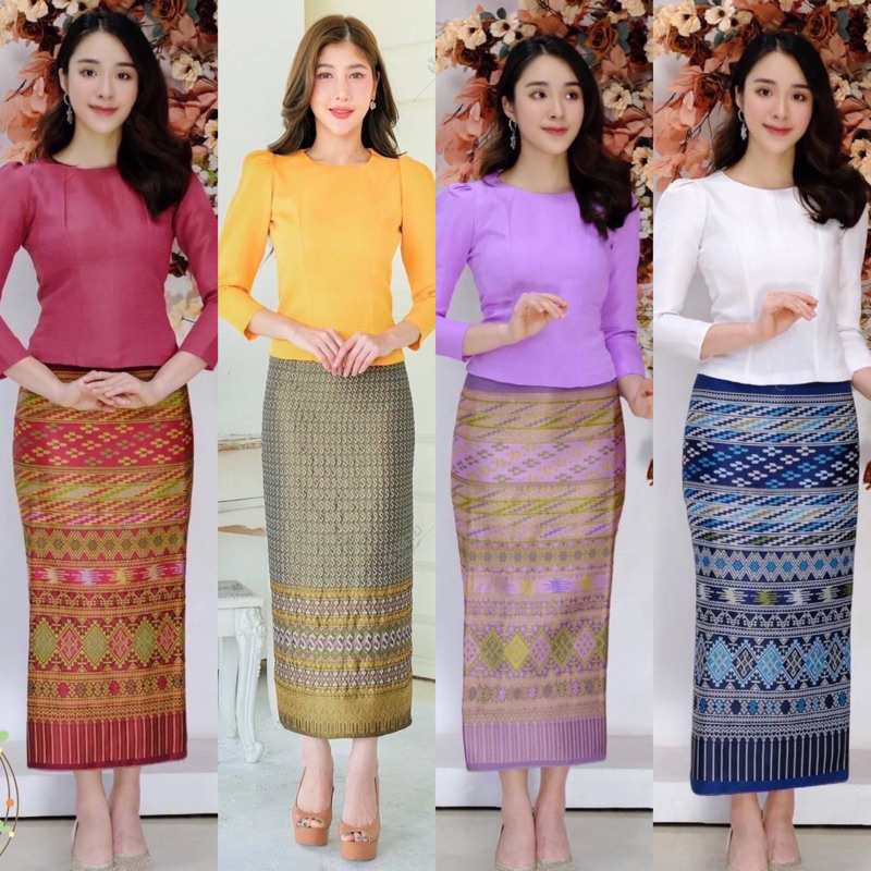 รุ่นเดียน่า/เสื้อไหมลาว​อัด​กาว​