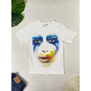 เสื้อยืด Lady Gaga ลาย artrave the artpop ball tour สีขาว ลายหน้าหลังจัดเต็ม สวยๆ สภาพใหม่มาก Size S