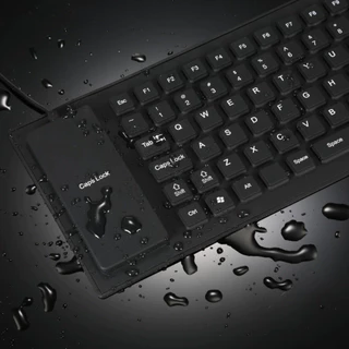 🚀ส่งเร็ว🚀 USB Flexible Silicone Keyboard 85 keys คีย์บอร์ดยาง ซิลิโคน USB 85 คีย์ Mini Flexible Laptop ซิลิโคนคุณภาพสูง