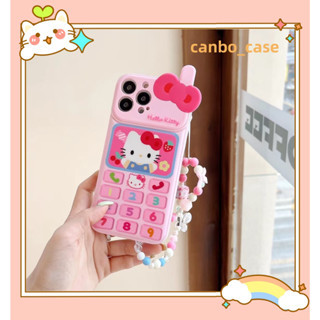 🎁ส่งของขวัญ🎁เคสไอโฟน สำหรับ 11 14 for iPhone Case 13 12 Pro Max น่าสนใจ น่ารัก แมว โซ่มุก กันกระแทก เคสนิ่ม เคสโทรศัพท์