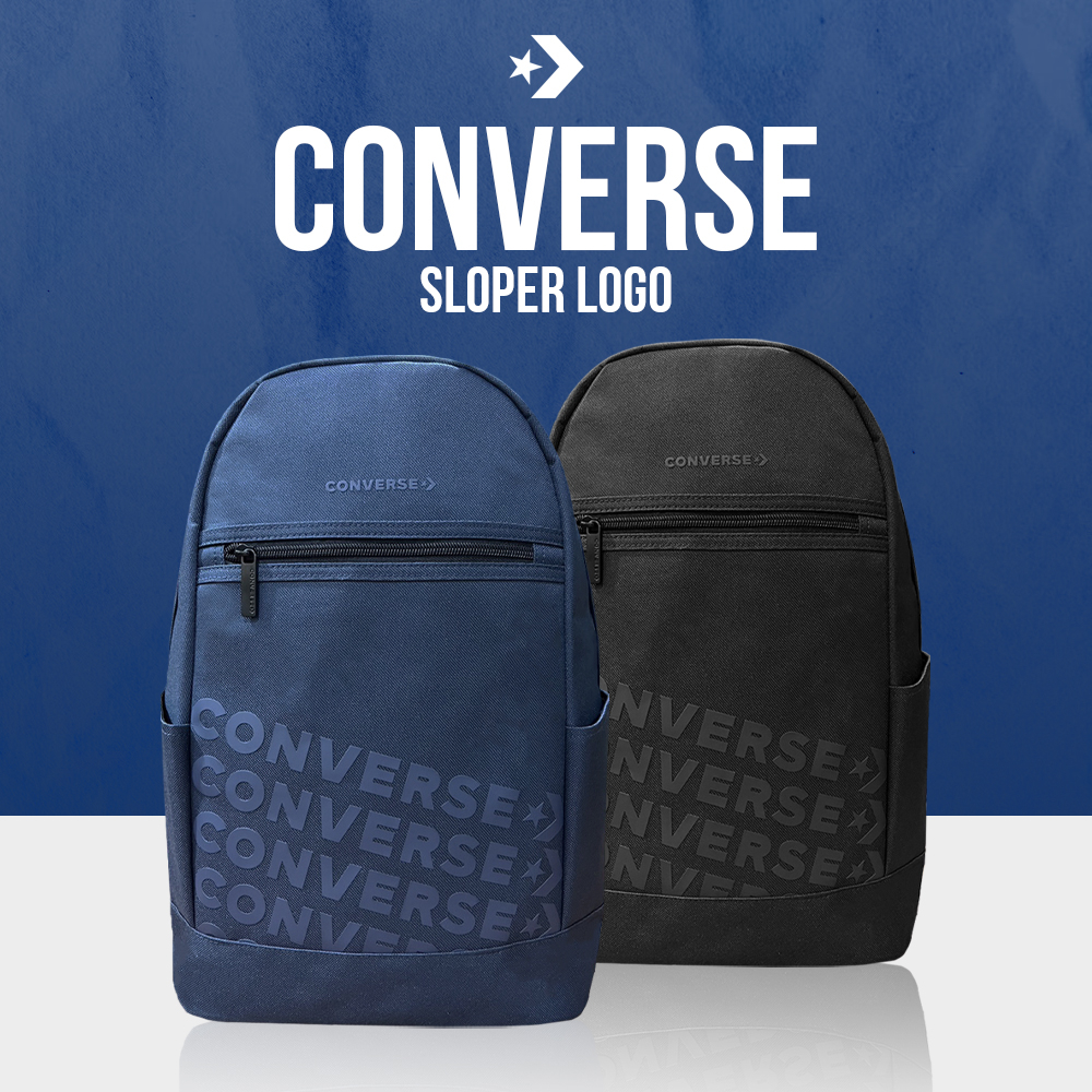 Converse Collection กระเป๋าเป้ กระเป๋านักเรียน แฟชั่น Backpack BTS Slopers Logo 1261801AU3BKXX  / 1261801BU3NAXX (890)