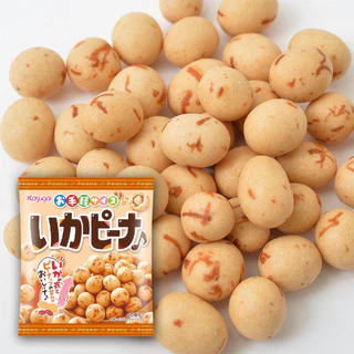 คาซูไก ถั่วลิสงอบกรอบ รสปลาหมึก ขนาด 47 กรัม - Kasugai Ika Pina