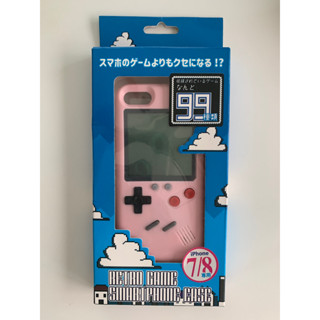 [ของใหม่] เคส iPhone7/8 รุ่น Retro Game สีชมพู ของ Chusei นำเข้าจากญี่ปุ่น