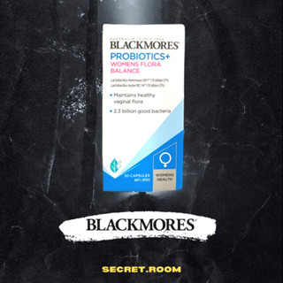 Probiotics Women ดูแลสุขภาพช่องคลอด ลดคัน ลดตกขาว โพรไบโอติกผู้หญิง-Blackmores Probiotics Women Flora 30เม็ด