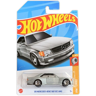 [พร้อมส่ง] รถเหล็ก HOTWHEELS ของแท้  89 Mercedes-Benz 560 SEC AMG (Silver) (HW2023_#150B)