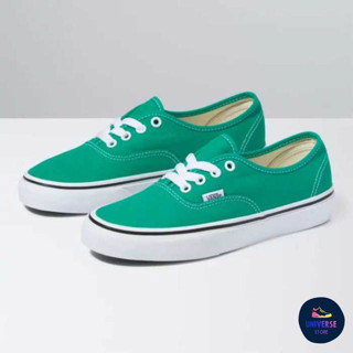 [ของแท้ ส่งฟรี จากไทย] VANS AUTHENTIC - PEPPER GREENTRUE WHITE