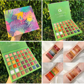 พาเลทตา 42 สี CANLEN COLORFUL JUNGLE EYESHADOW PALETTE 1976 สีสวยมากจ้า