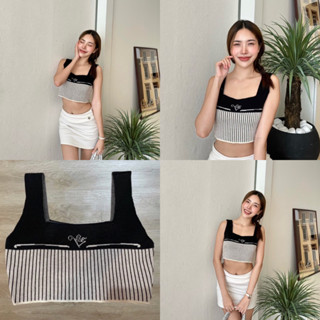 BY IRA Cara Knit Tank Top เสื้อท็อปกล้ามครึ่งตัว แมทช์กับอะไรก็เก๋ ก็ดูดีย์