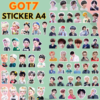 ✅พร้อมส่ง✅ สติ๊กเกอร์กันน้ำ GOT7 All Members งาน dicut แล้ว