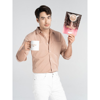 กาแฟ ROOM COFFEE 1 ห่อ 10 ซอง ( รูม คอฟฟี่ ) กาแฟ เพื่อคนรักสุขภาพ เพลิดเพลินกับเครื่องดื่มที่โปรดปราน