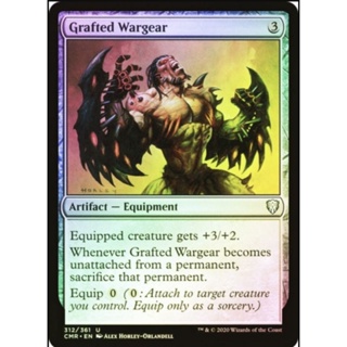 [MTG] Grafted Wargear [CMR] [ARTIFACT] [UNCOM] [FOIL] [ENG] (การ์ดเมจิค / Magic the Gathering)