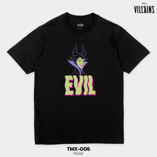 Power 7 Shop เสื้อยืดการ์ตูน "Villains" ลิขสิทธิ์แท้ DISNEY (TMX-006)