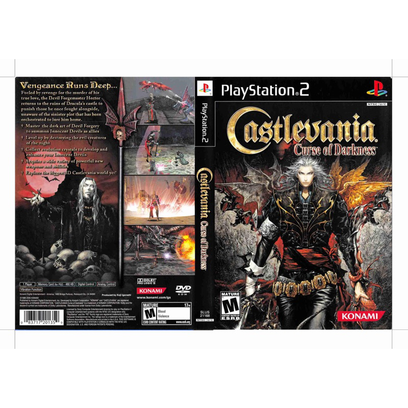 แผ่นเกมส์Ps2 - Castlevania: Curse of Darkness