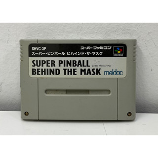 ตลับแท้ [SFC] [0388] Super Pinball: Behind the Mask (Japan) (SHVC-3P)