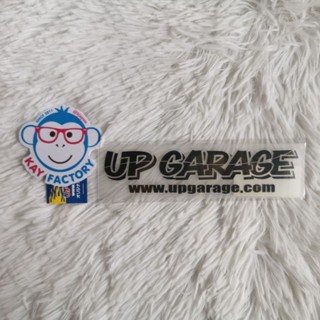 สติ๊กเกอร์ติดรถยนตร์ รถมอเตอร์ไซค์ UP GARAGE  sticker ของแท้ญี่ปุ่น ส่งฟรี