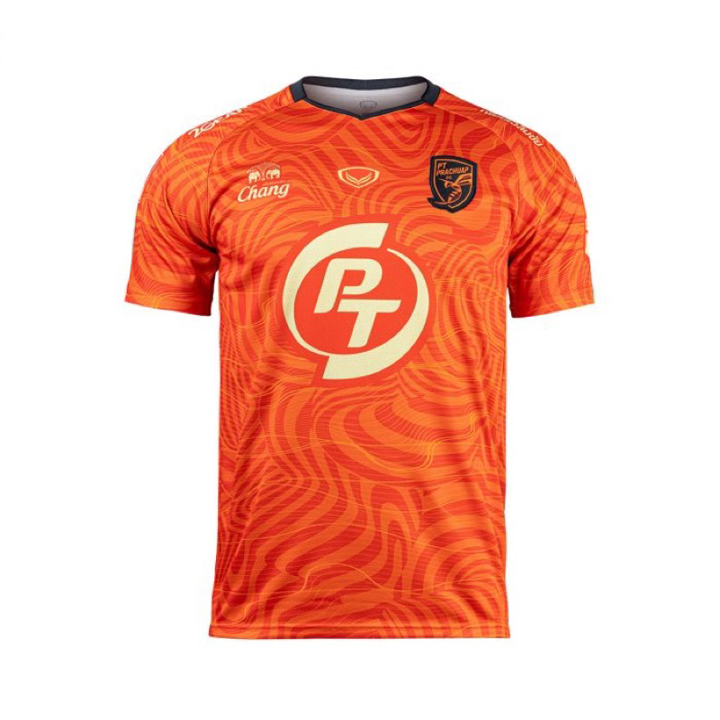 เสื้อแข่งประจวบเอฟซี 2022/2023 ชุดเหย้า สีส้ม ของแท้จากสโมสร PT Prachuap FC