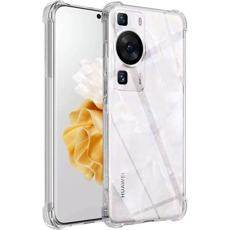 P60ตรงรุ่น(พร้อมส่งในไทย)เคสTPUใสกันกระแทกแบบคลุมกล้องHuawei P60 Pro/Huawei P60