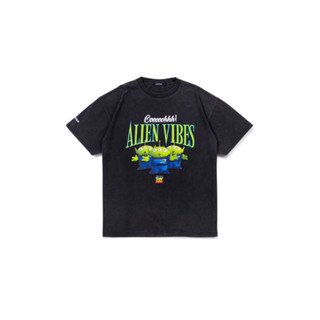 CARNIVAL TOY STORY ALIEN VIBES WASHED OVS T-SHIRT BLACK