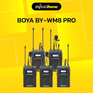 BOYA BY-WM8 Pro-K2 Wireless Microphone (สินค้ารับปะกัน 2ปี)