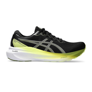 Asics รองเท้าวิ่งผู้ชาย Gel-Kayano 30 (2E) Wide | Black/Glow Yellow ( 1011B685-003 )