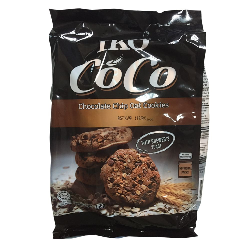 ขนม Coco chocolate chip oat cookies คุกกี้ช็อคโกแลตชิพ ขนาด 356 g