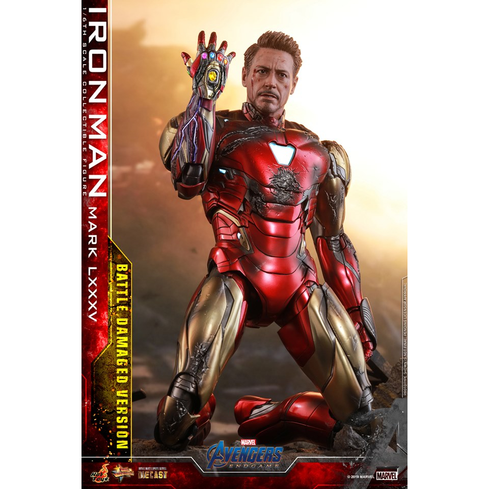 Hot Toys MMS543D33 Avengers: Endgame 1/6 Iron Man Mark LXXXV (Battle Damaged Version)