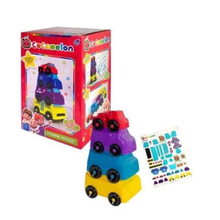 CoComelon Stacking Vehicles ของแท้ ตัวต่อรถ ของเล่นเด็ก ของเล่นเสริมพัฒนาการ