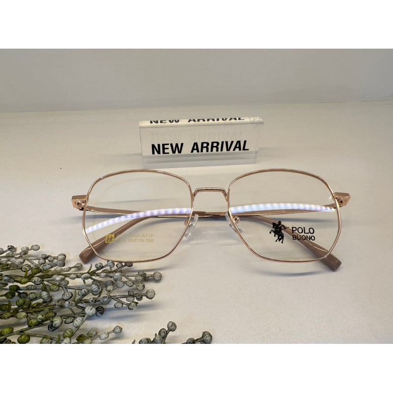 กรอบPolo Buono เนื้อวัสดุTitanium IP รุ่น1233