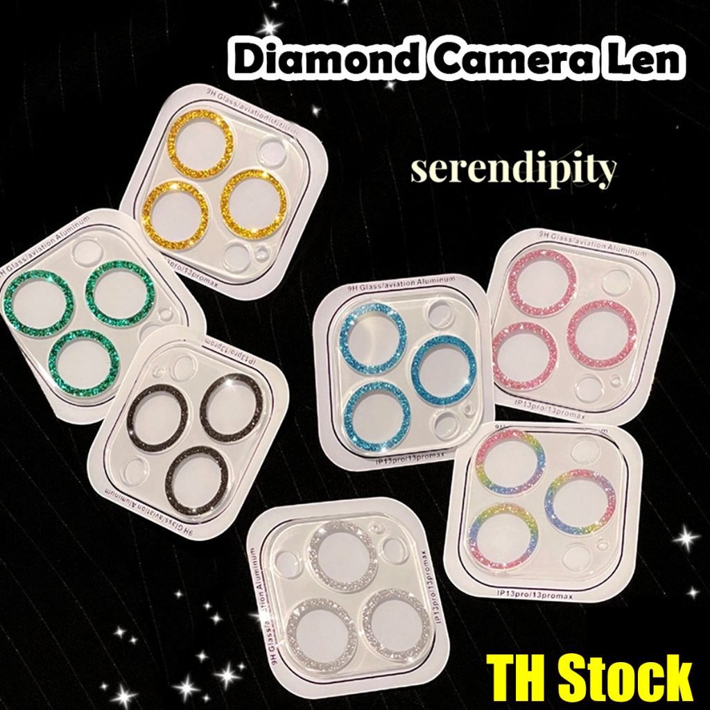 🔥🔥 ฟิล์มกระจก กันรอรอย เลนส์กล้อง for iPhone 11 13 15 14 12 16 17 Pro Max Plus 17 Air เพชรแฟลชฟิล์มกล้องไอโฟนรุ่นใหม่