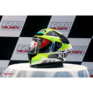 หมวกกันน็อค KYT HELMETS รุ่นTT-COURSE GEAR BLACK/YELLOW