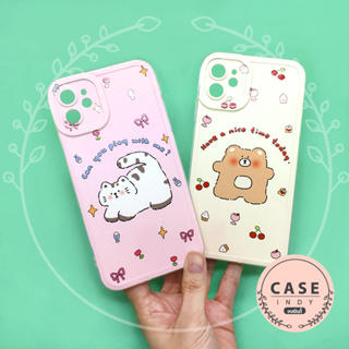 Samsung A12/A13/A14/A22 5G./A23/S23Ultra เคสมือถือนิ่ม TPU ขอบใสกันเลนส์กล้องนูนลายการ์ตูนน่ารัก