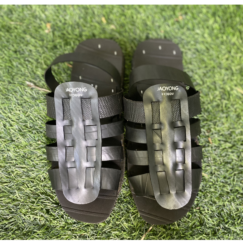 รองเท้ายางรถยนต์แท้ สินค้าโอทอป(สิงห์ดำ) - รูปที่ 2