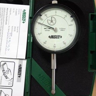 ไดอัลเกจ แบบขาวัดยาว 20มม ความละเอียด 0.01มม Dial Indicator Long Stroke 20x0.01mm INSIZE 2310-20A