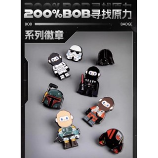 Badge Famer Bob x Star Warลิขสิทธิ์แท้ ค่าย Finding Unicorn