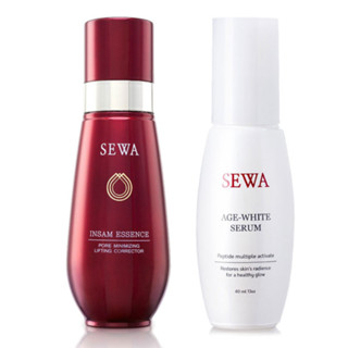 Sewa Insam Essence เซว่า น้ำโสมเซว่า (120 ml. x 1 ขวด) Sewa Age White Serum (40 ml. x 1 ขวด) รวม 2 ขวด