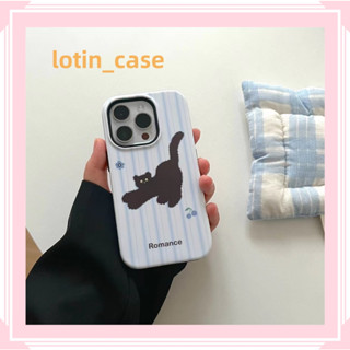 🎁ส่งของขวัญ🎁เคสไอโฟน สำหรับ 11 13 for iPhone Case 14 12 Pro Max น่าสนใจ น่ารัก ตลก แมว กันกระแทก ปกป้อง เคสโทรศัพท์