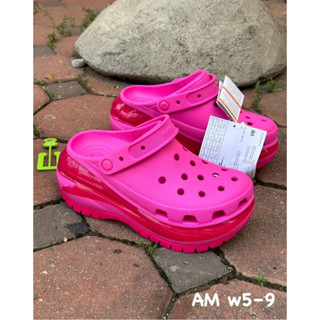 Crocs maga crush sandal รองเท้าแตะเสริมพื้นสูง2.6 นิ้ว ไซส์ 35-40