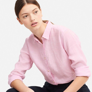 เสื้อเชิ้ต UNIQLO (Premium Linen) แท้💯 🤍มือ 1 ป้ายห้อย🤍 (size L)