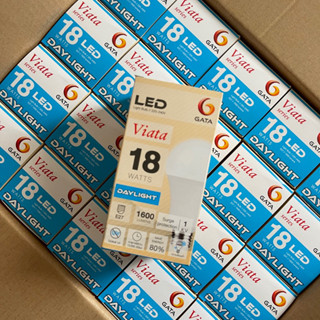 [ยกลัง20หลอด] หลอดไฟบับ Led light bulb E27 18W แสงขาว Day Light