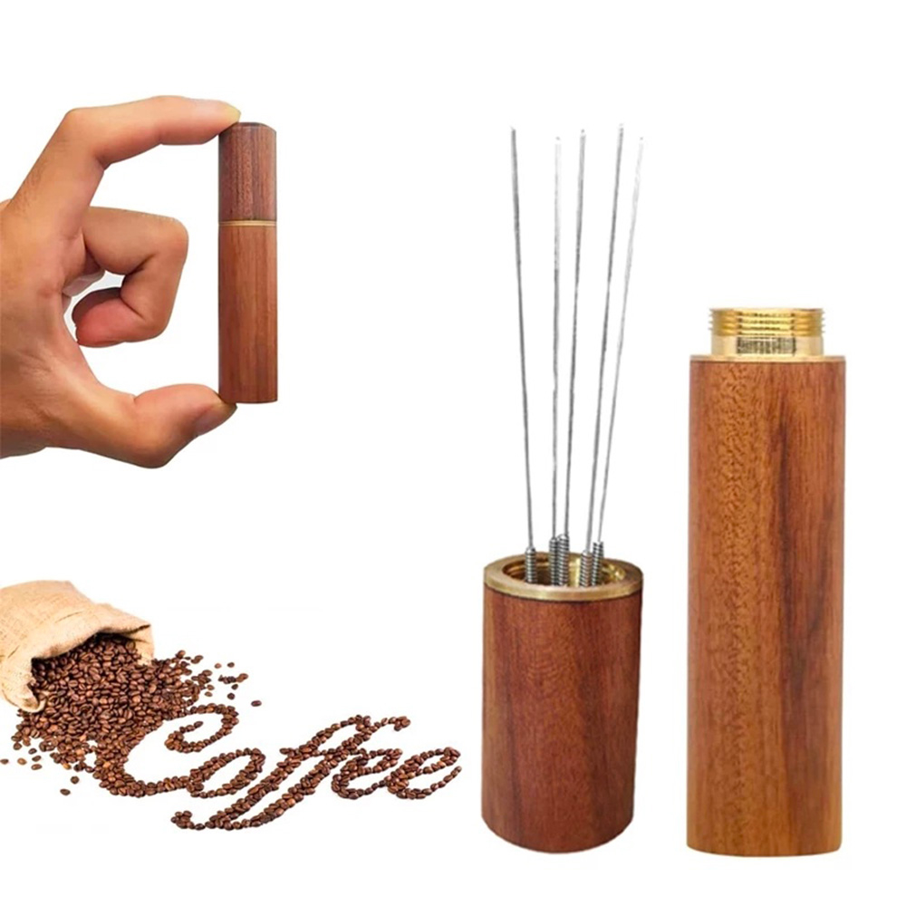 จัดส่งภายใน 24 ชั่วโมง｜ที่เกลี่ยกาแฟ 6 เข็ม มีให้เลือกเป็นชุด WDT Tool Needle Distributor เข็มเกลี่ยกาแฟ