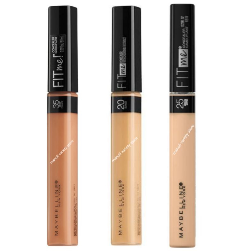 Maybelline fit me concealer 2.8, 6.8 มล. เบอร์ 20, 25, 35 เมย์เบลลีน ฟิต มี คอนซีลเลอร์