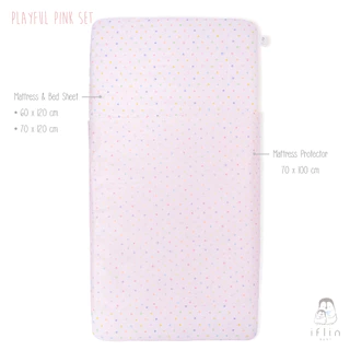 Iflin Baby - ผ้ารองกันน้ำ - Waterproof Mattress Protector - ขนาด 70×100 ซม. - ผ้ารองกันฉี่ ผ้ากันน้ำ