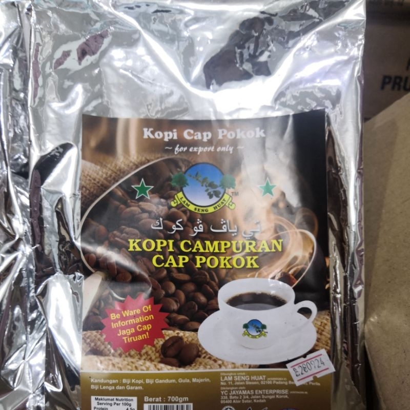 พร้อมส่งกาแฟโบราณ​ KOPI​ CAMPURAN​ CAP​ POKOK​ ขนาด600กรัมสินค้านำเข้า