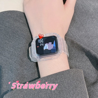 สาย +  เคส iWatch ultra 8 7 6 SE 5 4 3 2 1 สายและเคส ขนาด49mm  45มม. 41mm สายนาฬิกาข้อมือ สาย smart watch case