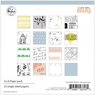 A CASE OF THE BLAHS paper pad 6x6 นิ้ว